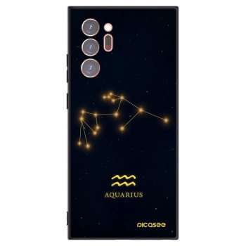 Picasee silikónový čierny obal pre Samsung Galaxy Note 20 Ultra - AQUARIUS