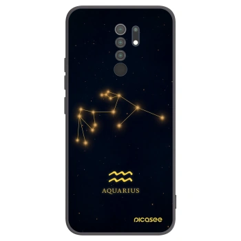 Picasee silikónový čierny obal pre Xiaomi Redmi 9 - AQUARIUS