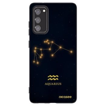 Picasee silikónový čierny obal pre Samsung Galaxy S20 FE - AQUARIUS