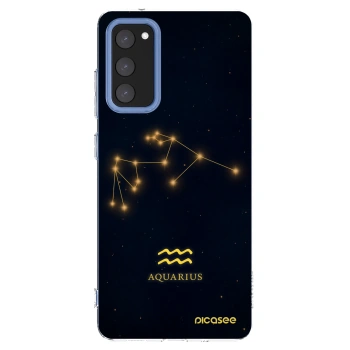 Picasee silikónový prehľadný obal pre Samsung Galaxy S20 FE - AQUARIUS