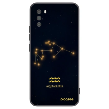 Picasee silikónový čierny obal pre Xiaomi Poco M3 - AQUARIUS