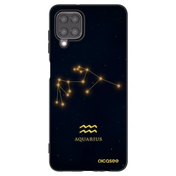 Picasee silikónový čierny obal pre Samsung Galaxy A12 A125F - AQUARIUS