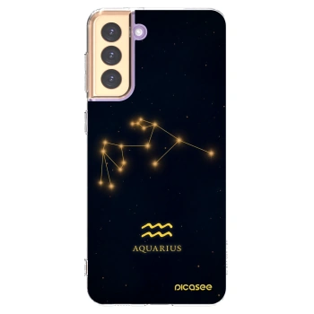 Picasee silikónový prehľadný obal pre Samsung Galaxy S21+ 5G G996F - AQUARIUS