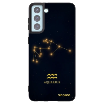 Picasee silikónový čierny obal pre Samsung Galaxy S21+ 5G G996F - AQUARIUS