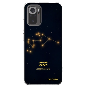 Picasee silikónový prehľadný obal pre Xiaomi Redmi Note 10 - AQUARIUS