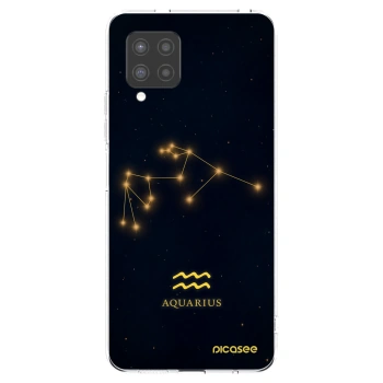 Picasee silikónový prehľadný obal pre Samsung Galaxy A42 A426B - AQUARIUS