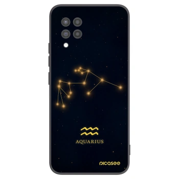Picasee silikónový čierny obal pre Samsung Galaxy A42 A426B - AQUARIUS