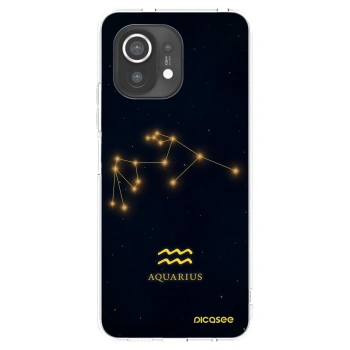 Picasee silikónový prehľadný obal pre Xiaomi Mi 11 - AQUARIUS
