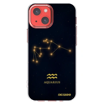 Picasee silikónový prehľadný obal pre Apple iPhone 13 mini - AQUARIUS