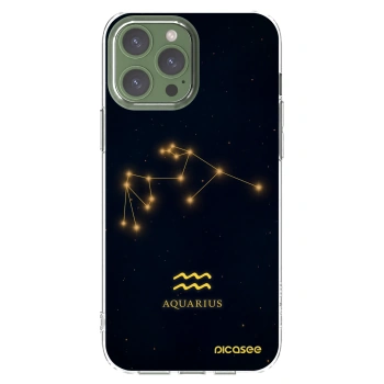 Picasee silikónový prehľadný obal pre Apple iPhone 13 Pro Max - AQUARIUS