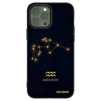 Picasee silikónový čierny obal pre Apple iPhone 13 Pro Max - AQUARIUS