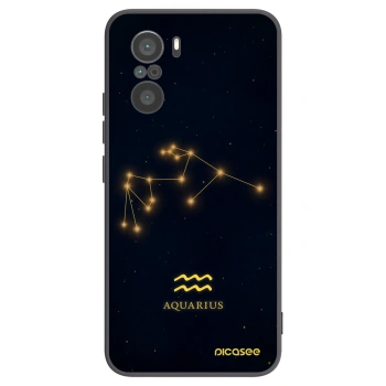 Picasee silikónový čierny obal pre Xiaomi Poco F3 - AQUARIUS