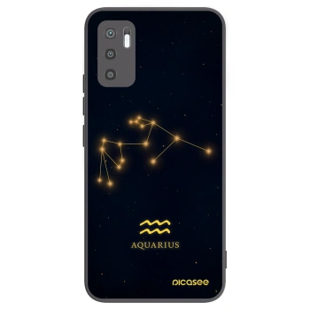 Picasee silikónový čierny obal pre Xiaomi Redmi Note 10 5G - AQUARIUS