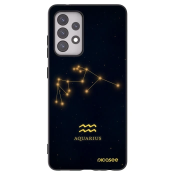 Picasee silikónový čierny obal pre Samsung Galaxy A52s 5G A528B - AQUARIUS