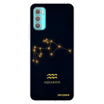 Picasee silikónový prehľadný obal pre Motorola Moto G60 - AQUARIUS