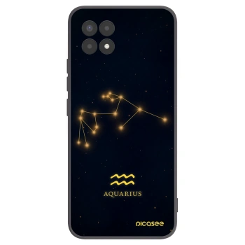 Picasee silikónový čierny obal pre Realme 8i - AQUARIUS