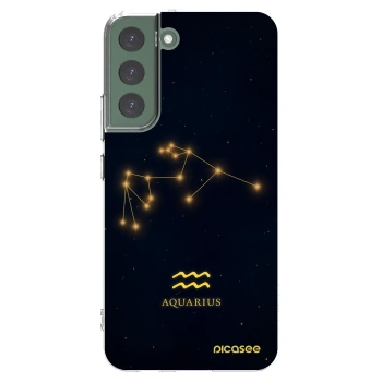 Picasee silikónový prehľadný obal pre Samsung Galaxy S22+ 5G - AQUARIUS