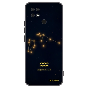 Picasee silikónový čierny obal pre Xiaomi Redmi 10C - AQUARIUS