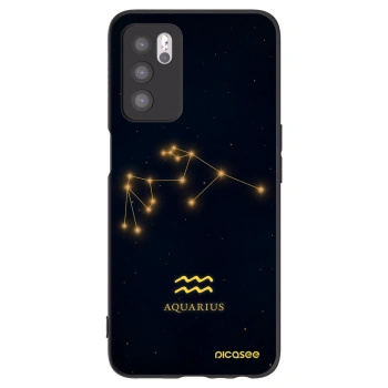Picasee silikónový čierny obal pre OPPO A16s - AQUARIUS