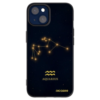 Picasee silikónový čierny obal pre Apple iPhone 14 - AQUARIUS