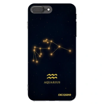 Picasee silikónový prehľadný obal pre Apple iPhone 8 Plus - AQUARIUS