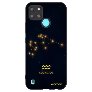 Picasee silikónový čierny obal pre Realme C21Y - AQUARIUS