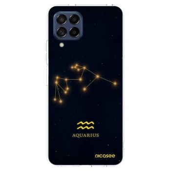 Picasee silikónový prehľadný obal pre Samsung Galaxy M53 5G - AQUARIUS
