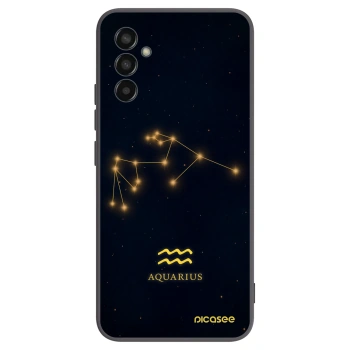 Picasee silikónový čierny obal pre Samsung Galaxy M13 M135F - AQUARIUS