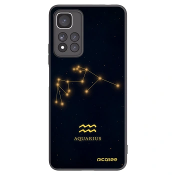 Picasee silikónový čierny obal pre Xiaomi Redmi Note 11 Pro+ 5G - AQUARIUS