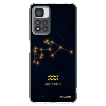 Picasee silikónový prehľadný obal pre Xiaomi Redmi Note 11 Pro+ 5G - AQUARIUS