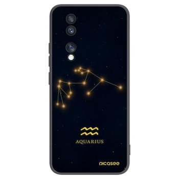 Picasee silikónový čierny obal pre Honor 70 - AQUARIUS