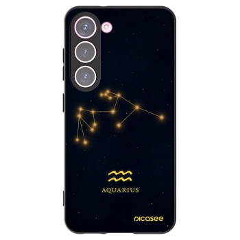 Picasee silikónový čierny obal pre Samsung Galaxy S23 5G - AQUARIUS