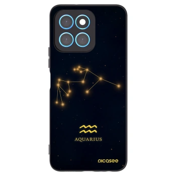 Picasee silikónový čierny obal pre Honor X8 5G - AQUARIUS