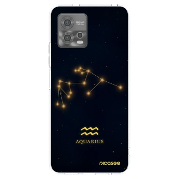 Picasee silikónový prehľadný obal pre Motorola Moto G72 - AQUARIUS