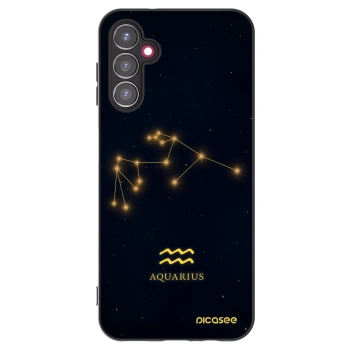 Picasee silikónový čierny obal pre Samsung Galaxy A14 4G A145R - AQUARIUS