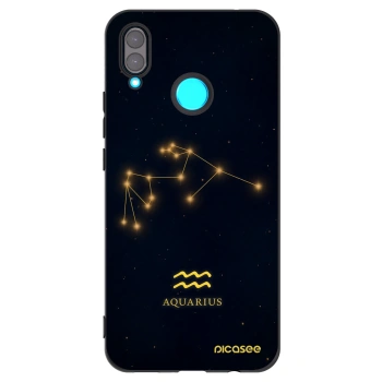 Picasee silikónový čierny obal pre Huawei Nova 3 - AQUARIUS