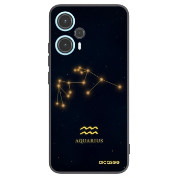 Picasee silikónový čierny obal pre Xiaomi Poco F5 - AQUARIUS