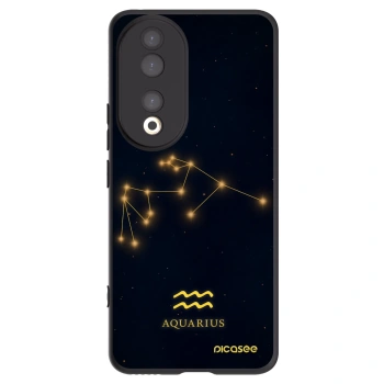 Picasee silikónový čierny obal pre Honor 90 5G - AQUARIUS