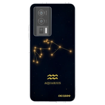 Picasee silikónový prehľadný obal pre Xiaomi Poco F5 Pro 5G - AQUARIUS