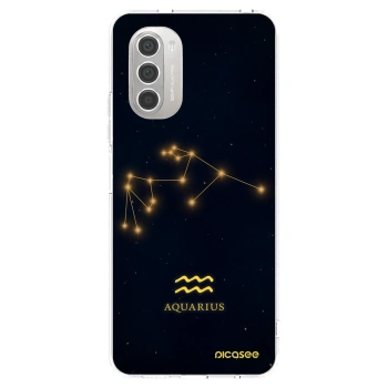 Picasee silikónový prehľadný obal pre Motorola Moto G51 - AQUARIUS