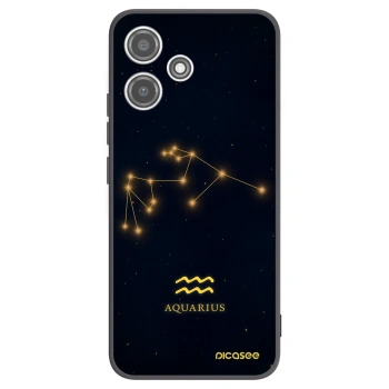 Picasee silikónový čierny obal pre Xiaomi Redmi 12 5G - AQUARIUS