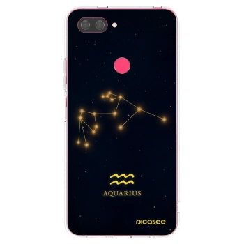Picasee silikónový prehľadný obal pre Xiaomi Mi 8 Lite - AQUARIUS