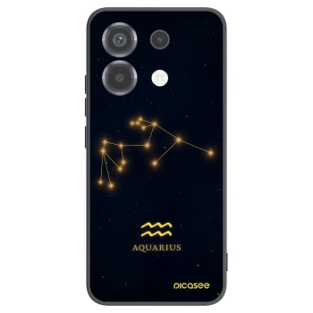 Picasee silikónový čierny obal pre Xiaomi Poco X6 - AQUARIUS