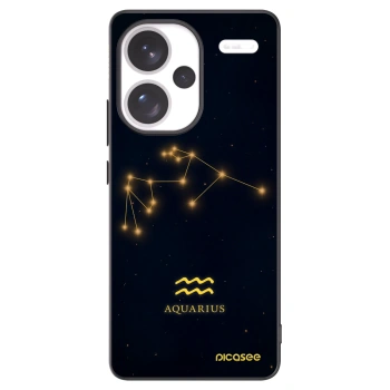 Picasee silikónový čierny obal pre Xiaomi Redmi Note 13 Pro+ 5G - AQUARIUS