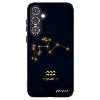 Picasee silikónový čierny obal pre Samsung Galaxy A35 5G A356B - AQUARIUS