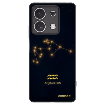 Picasee silikónový čierny obal pre Xiaomi Redmi Note 13 4G - AQUARIUS