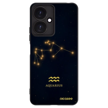 Picasee silikónový čierny obal pre Xiaomi Redmi 13C 5G - AQUARIUS