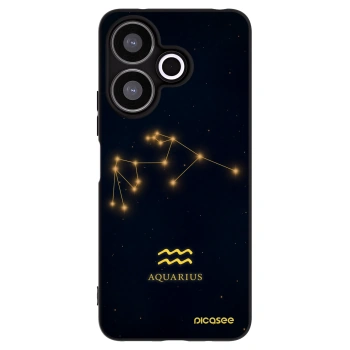 Picasee silikónový čierny obal pre Xiaomi Redmi 13 4G - AQUARIUS