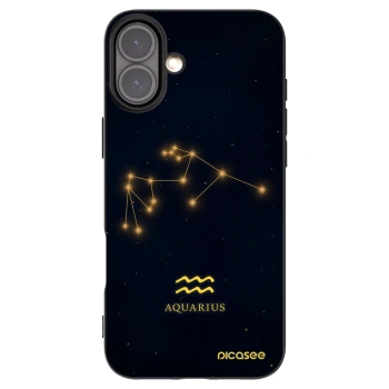 Picasee silikónový čierny obal pre Apple iPhone 16 Plus - AQUARIUS