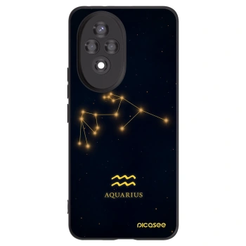 Picasee silikónový čierny obal pre Honor 200 Pro 5G - AQUARIUS